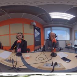 Con Chevi y Paco Franch en la emisora en 360 grados