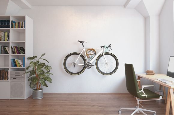 Cova, el soporte elegante para dejar tu bicicleta en casa de Mooose