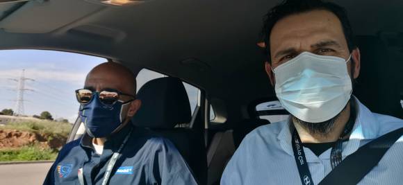 En coche VIP disfrutando de la Volta a Valencia