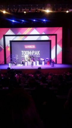 Luis Miguel en el evento de presentación de la vuelta 2017