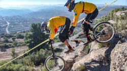 Increible descenso con Alfons de copiloto siendo invidente y Xavi Mas de piloto, foto de Jordi Prat