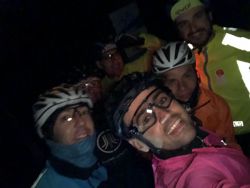 Héctor disfrutando del reto Everesting