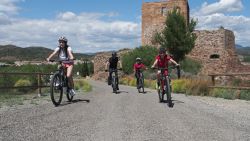Disfrutando en familia de la bicicleta
