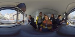 Laura siempre sonriente en 360 grados