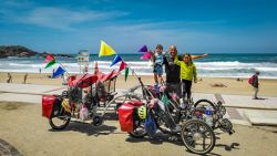 Familia supertramp, viajando en trike