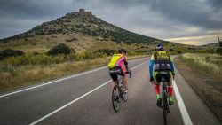 Castillos y carreteras apatas para la bici