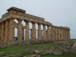 Recinto arqueológico de Selinunte, sur de Sicilia