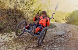 Ufff, espectacular poder recorrer esos caminos con el triciclo