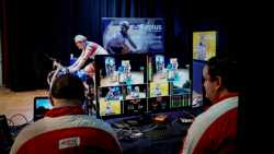 Esto no es la fórmula 1, es la monitorización de MJ por parte de su equipo, impresionante