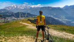 Los alpes desde Siganale de Bissane, meditando con las vistas