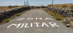Entrando a la abandonada base militar, un ascenso interesante para la bici