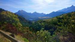 Vistas y disfrute viajando en bici