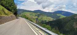 Vista panorámica del Passo delle Erbe desde Longega 