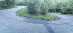 Curvas de herradura subiendo Hoz de Jaca, vertiente sur