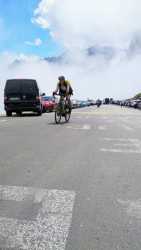Disfrutando del ambiente ciclista