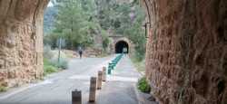 El túnel del esfuerzo en Coll d'en Canar 