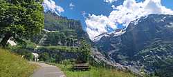 Impresionantes vistas mientras ascendo por Grosse Scheidegg en Grindelwald
