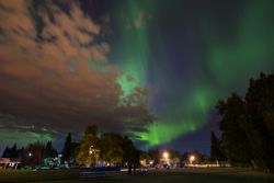 Aurora boreal desde Anchorage por @Juansisto