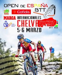 Cartel anunciando el open internacional btt de Chelva 2016