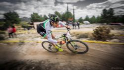 Saúl López a tope en el BTT de Chelva