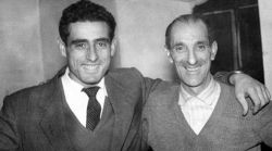 Dos grandes del ciclismo vasco, Jesús Loroño y Federico Ezquerra