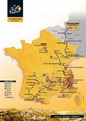 Recorrido del Tour de Francia 2017