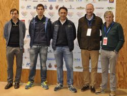 Prieto, Erviti, Chente, Aguado y Unzue en las Jornadas Educando con el Ciclismo