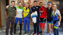 Encuentros casuales, almorzando en Quartell y Sebastián Mora aterrizando de ganar en Europa