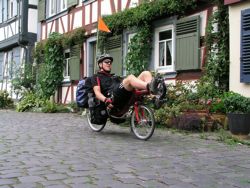 Bicicleta reclinada, comodidad