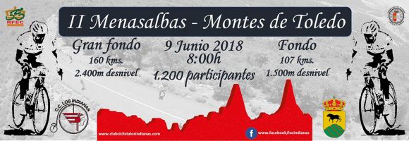 Baner oficial de la prueba cicloturista