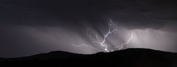 Tormentas que parecen árboles en la Sierra de la Culebra