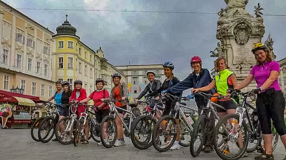 Disfrutando el Danubio en bicicleta