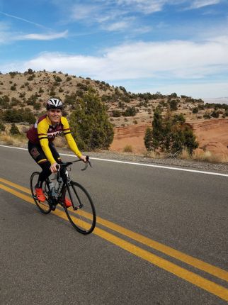 Disfrutando de la bicicleta en USA