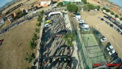 Salida de la prueba cicloturista por Toledo, incluido el gran parque de Cabañeros