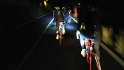Toda una noche subiendo el Oronet para empezar el reto Everesting