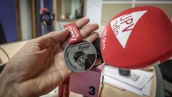 La tan merecida y bonita medalla de la Eroica Hispania