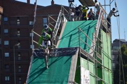 Guau, tremendos rampones en el descenso urbano de Bilbao