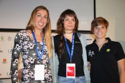 Tres ciclistas campeonas