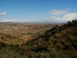 Sicilia, paisaje del interior
