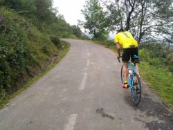 Angliru - Llegando a Les Cabanes
