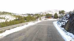 Y mas nieve en la subida