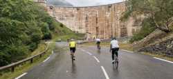 Un momento importante la llegada a la presa en la QBH, Portalet por Laruns