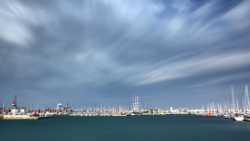 Espectacular lugar la marina de Valencia para organizar la feria de ciclismo urbano