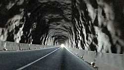 Túnel subiendo L'Avellà en Catí