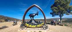 Escultura de Cabra en The Silent Route en Los Degollaos, Teruel