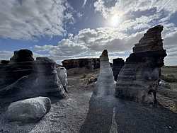 Formaciones en la zona de la Rofera en Lanzarote