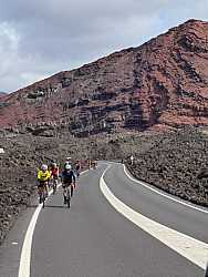 Recorriendo la espectacular carretera volcánica de Lanzarote
