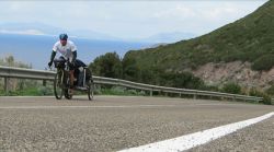 Subiendo puertos con carga pesada en bici