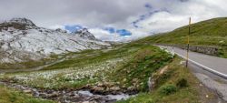 El Gavia en Julio mantiene nieve en las cumbres
