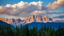Puesta de sol dolomítica